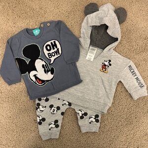 Mickey Mouse Baby Outfit Set 3 Piece